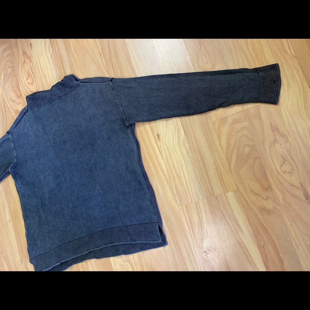 Women’s Carbon 2 Cobalt Grey Knit Pullover Sweater M - Picture 12 of 14